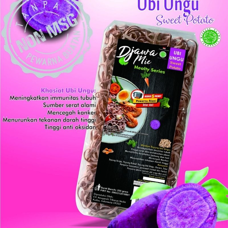 mie healty ubi ungu