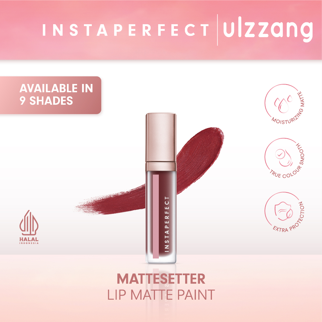 WARDAH Instaperfect Lip Cream  Wardah Instaperfect Mattesetter Lip Matte Paint