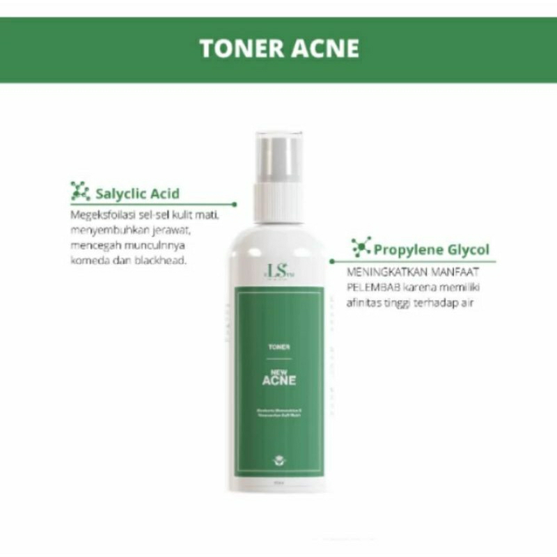 TONER ACNE LS SKINCARE BPOM BERJERAWAT