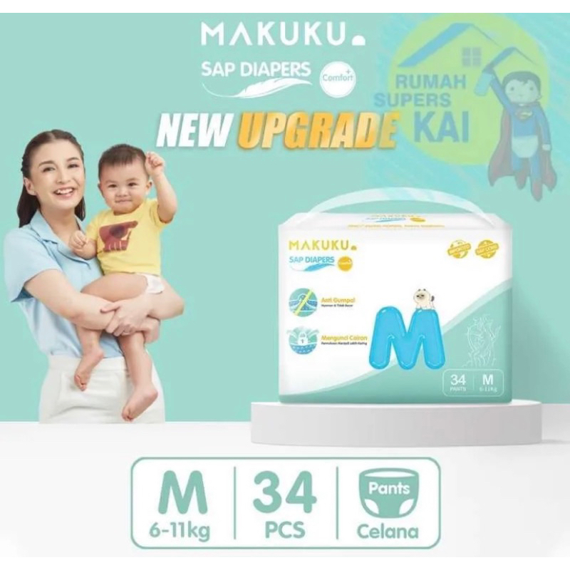 Makuku comfort + "M" isi 34