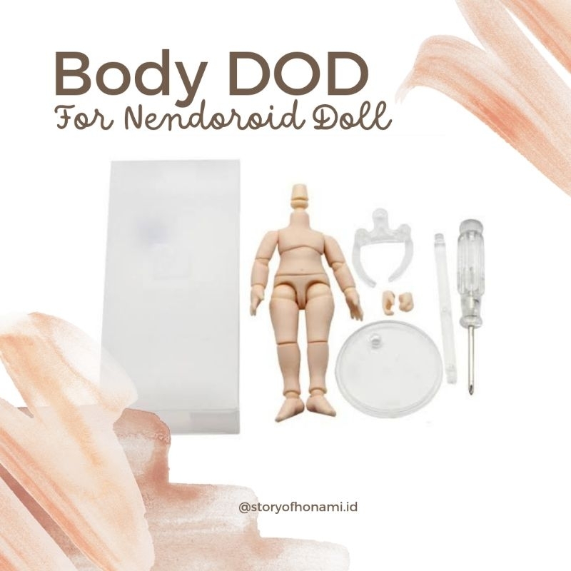 BODY DOD NENDOROID DOLL BADAN MAINAN MINIFIGURE 1:12