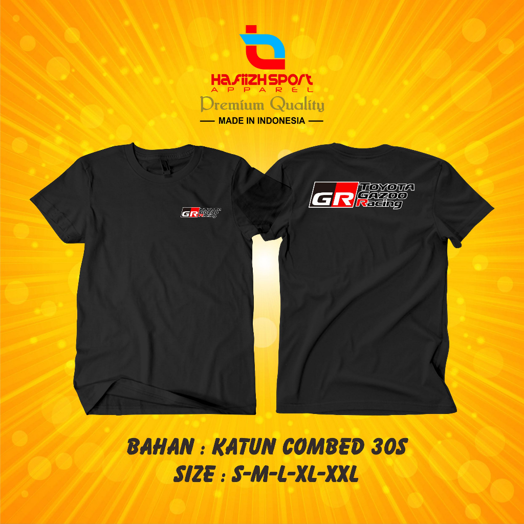 KAOS BAJU GR TOYOTA GAZOO RACING PREMIUM