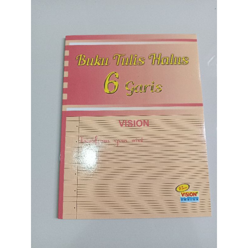 

Buku Tulis Halus 6 garis merk Vision