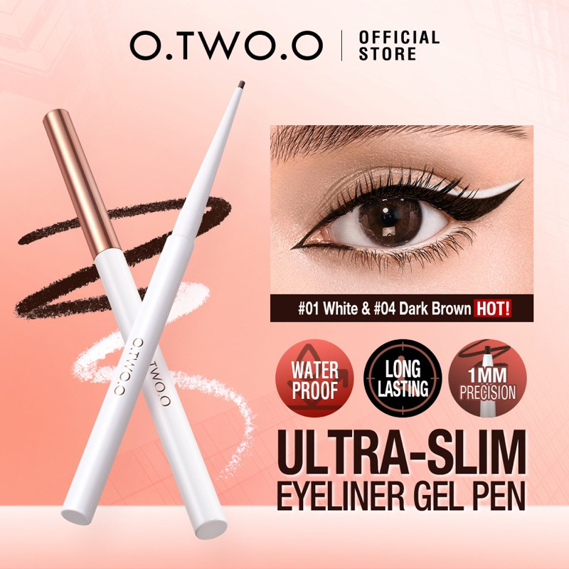 O TWO O EYELINER GEL PEN WATERPROOF