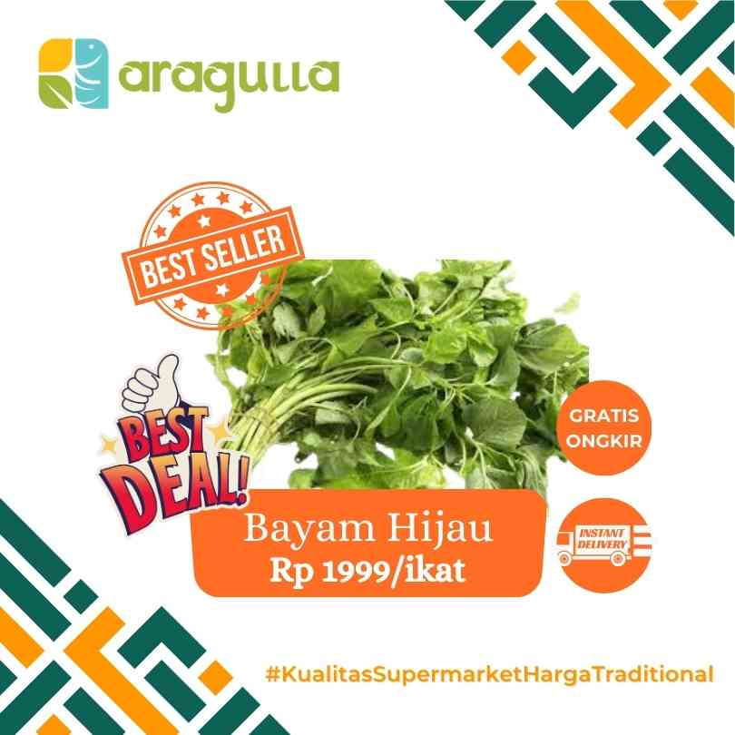 

Promo Spesial Bayam Hijau [Sayur - Sayuran Segar Instant / Express Surabaya] - Aragulla