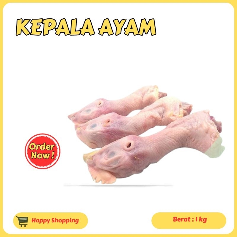 

Kepala Ayam Leher 1 Kg