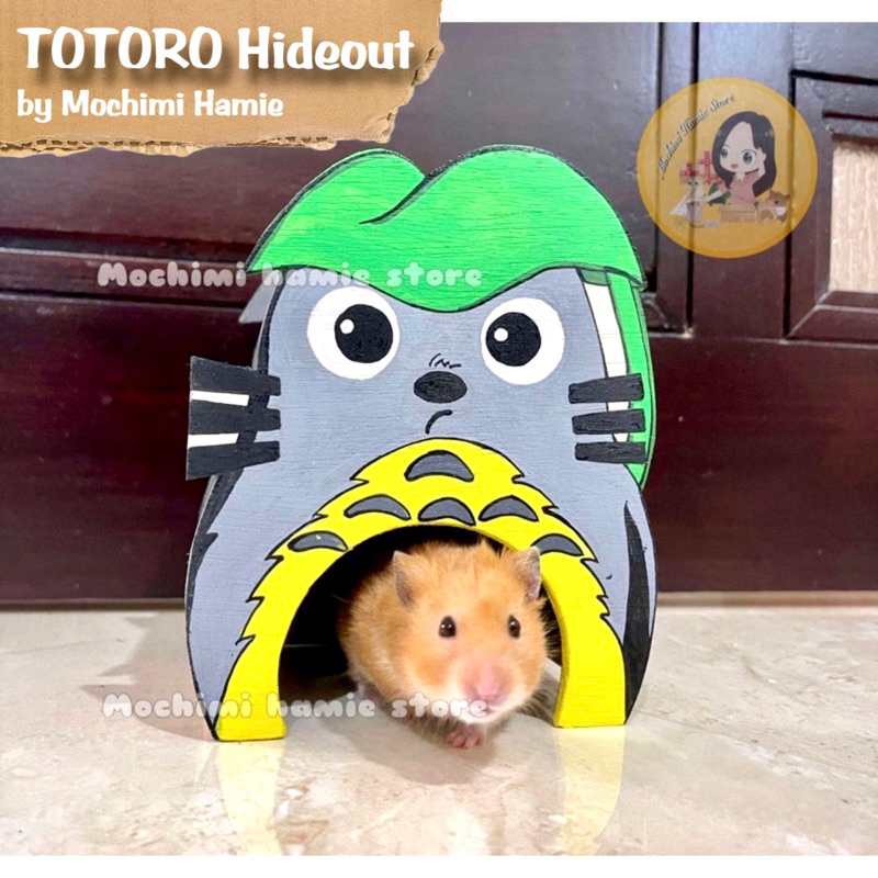 Chu’s Totoro Hideout | Rumah Hideout Hamster Totoro by Chu