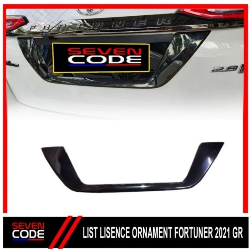 LIST LISENCE ORNAMENT FORTUNER 2021 / LIST PLAT NOMOR FORTUNER 2021