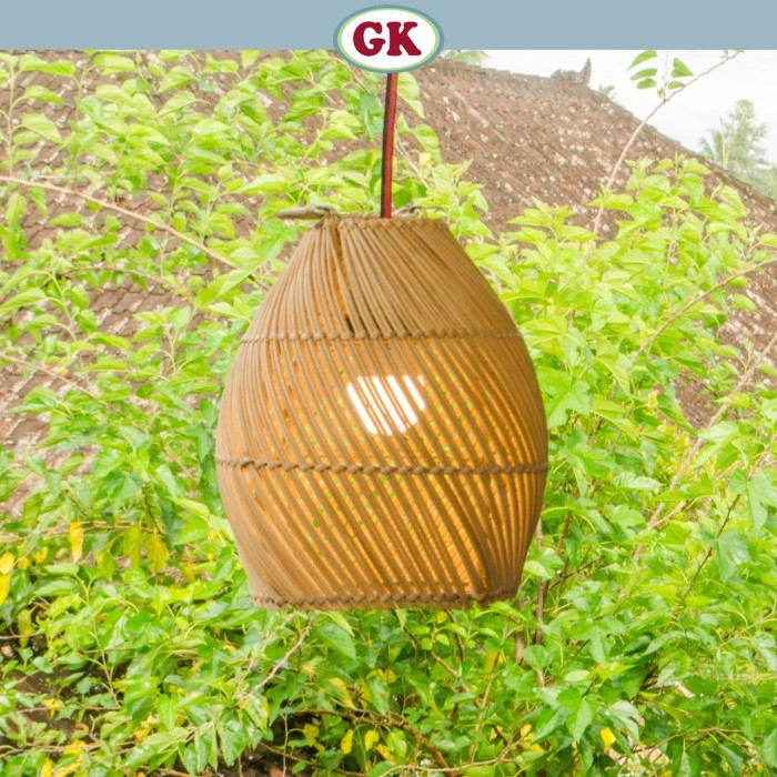 D20 Lampu vintage/ tutup lampu rotan / lampu gantung dekorasi 1019