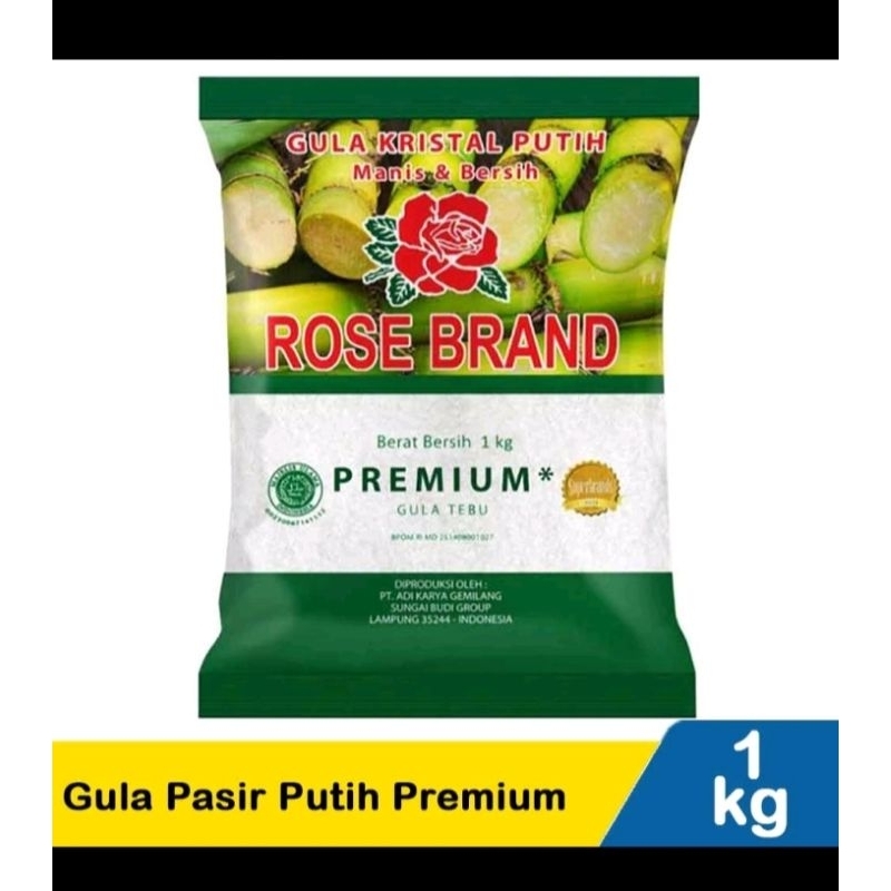 

gula rose brand kemasan 1 kg