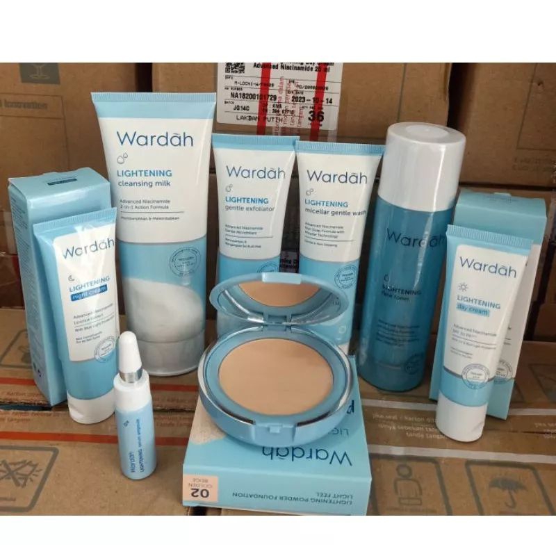 Paket Wardah Lightening Hemat 8 in 1/ Paket Hemat Wardah Lightening