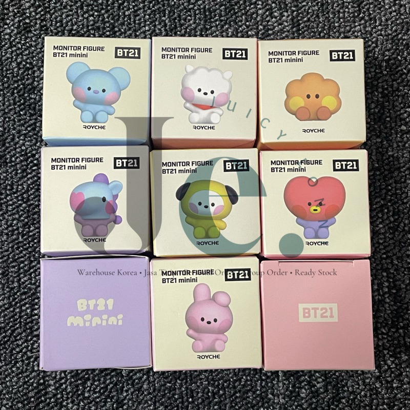 [READY STOCK] ROYCE BT21 MININI MONITOR FIGURE