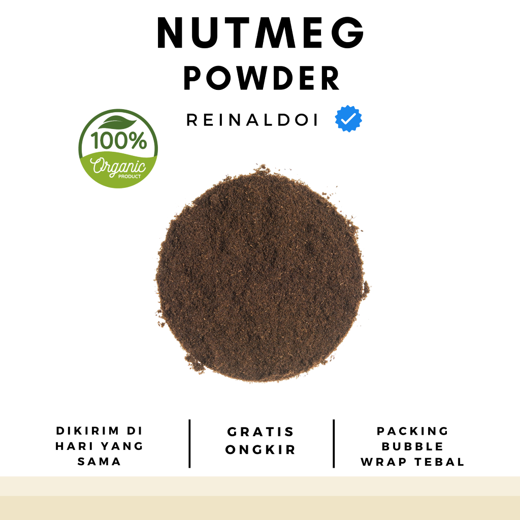 

Pala Bubuk Nutmeg Powder Rempah 100 GR