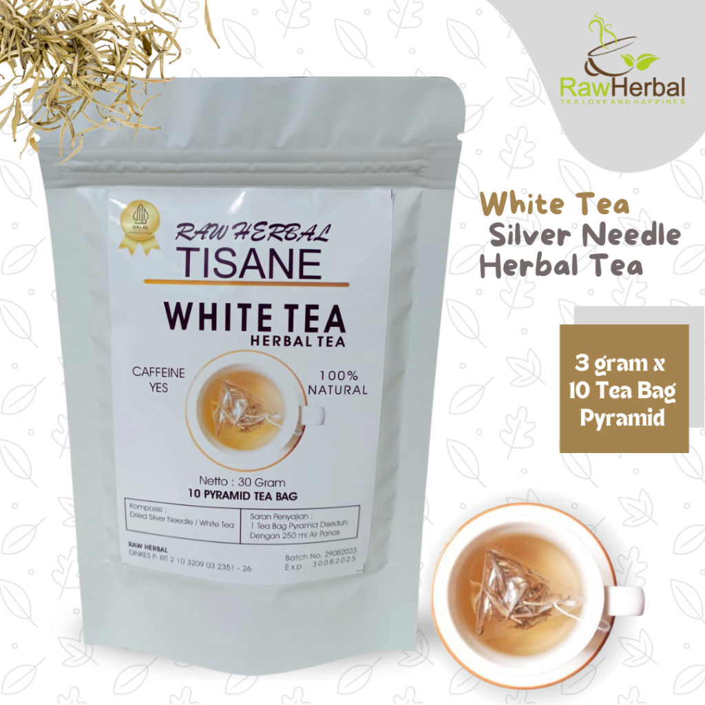 

White Tea Silver Needle / Tea Bag Pyramid (3gr x 10 Tea Bag Pyramid)