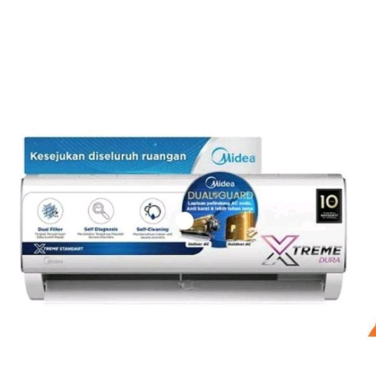 AC MIDEA MSAF 07 CRN AC STANDAR 3/4PK AC MIDEA + PASANG INSTALASI