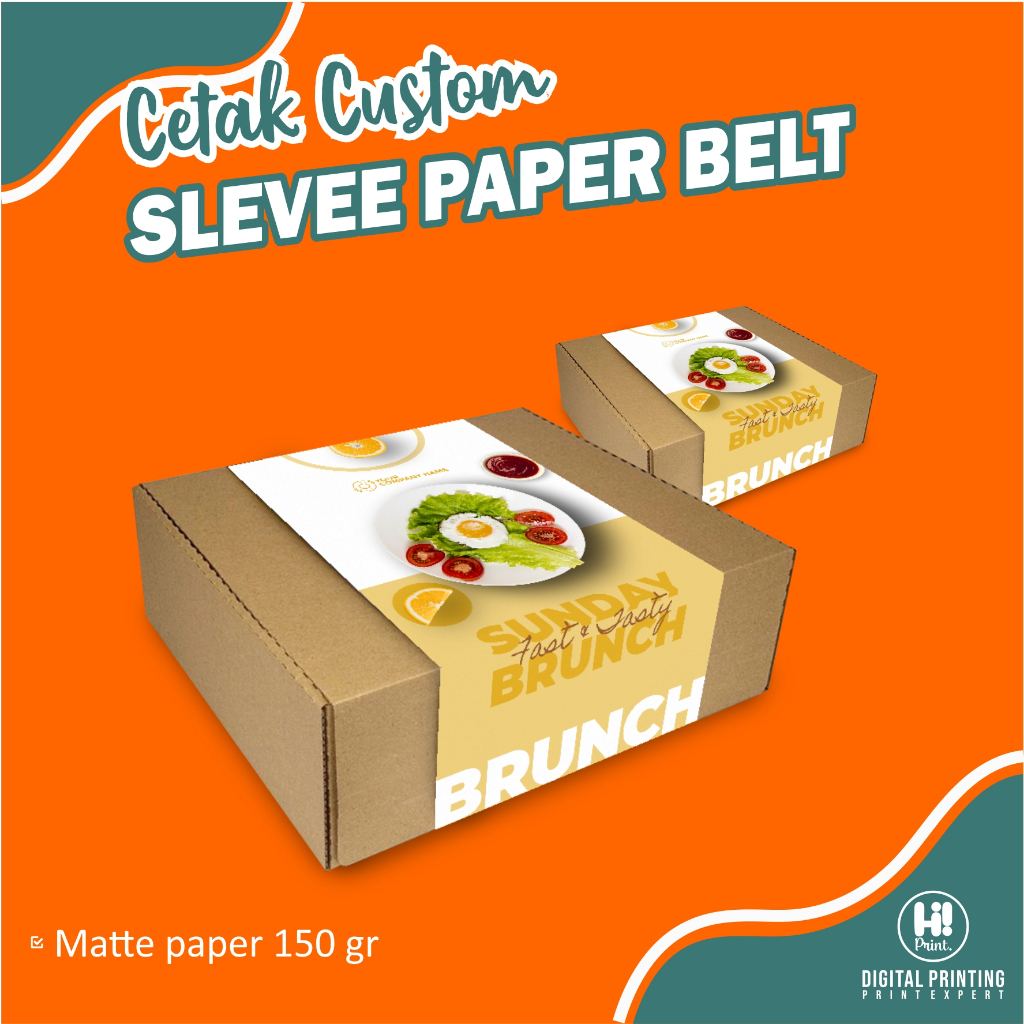 

Cetak Paper Belt Custom,Sleeve Paper Pckaging