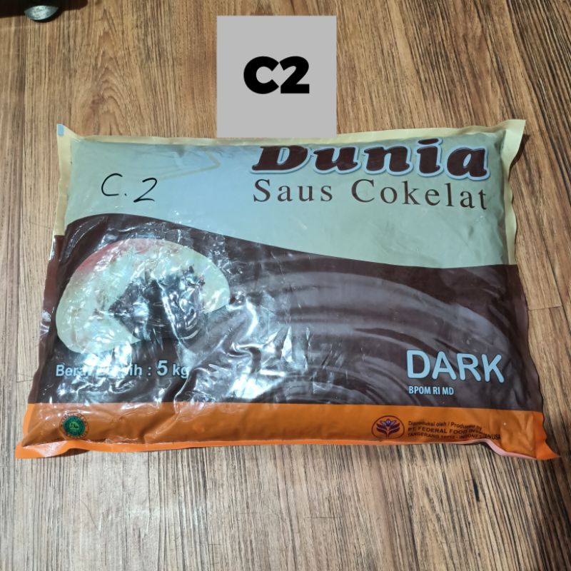 

Dunia Filing Cokelat C2 5KG / kode C2 Dunia Saus Cokelat 5KG