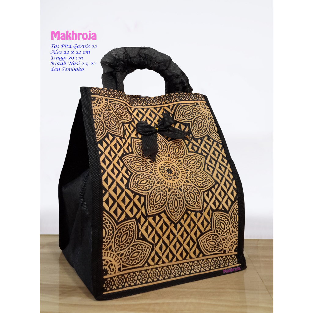 

Tas Hajatan Goodie Bag Pita 22 Garnis FT