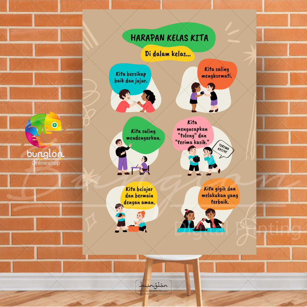 

Poster Edukasi Harapan Kelas Kita