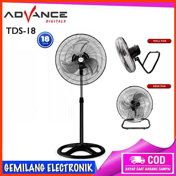 Kipas angin tornado tds 18 ukuran besar