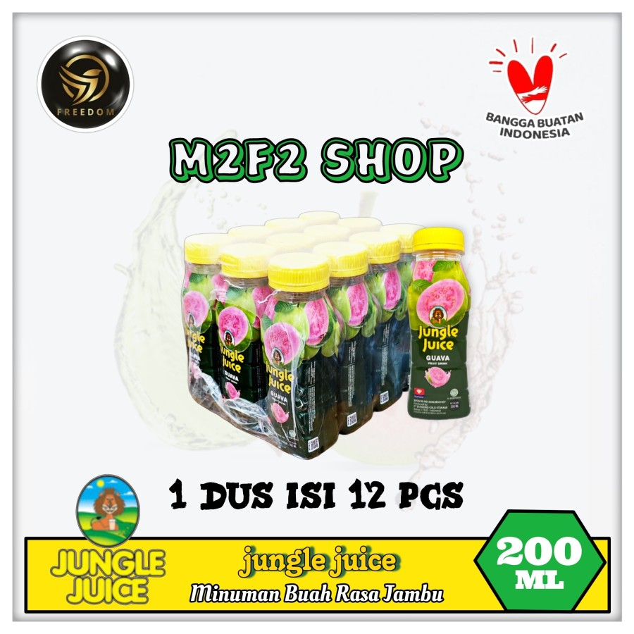 

Diamond Jungle Juice Guava | Jus Jambu Botol Pet - 200 ml (Kemasan Pack)