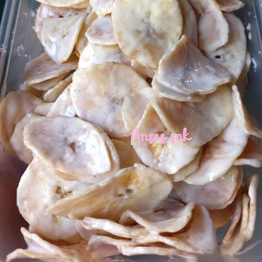 

Choco | Kripik Pisang lumer Tiramisu Cemilan Bulet 500gr