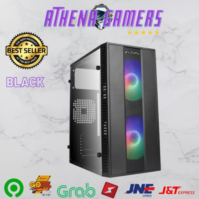 Casing Black Panther 165-26 + 2 Fan RGB