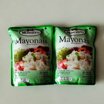 

Maestro Mayonais Kemasan 180gram Mayonais Kurang Lemak Halal dan BPOM