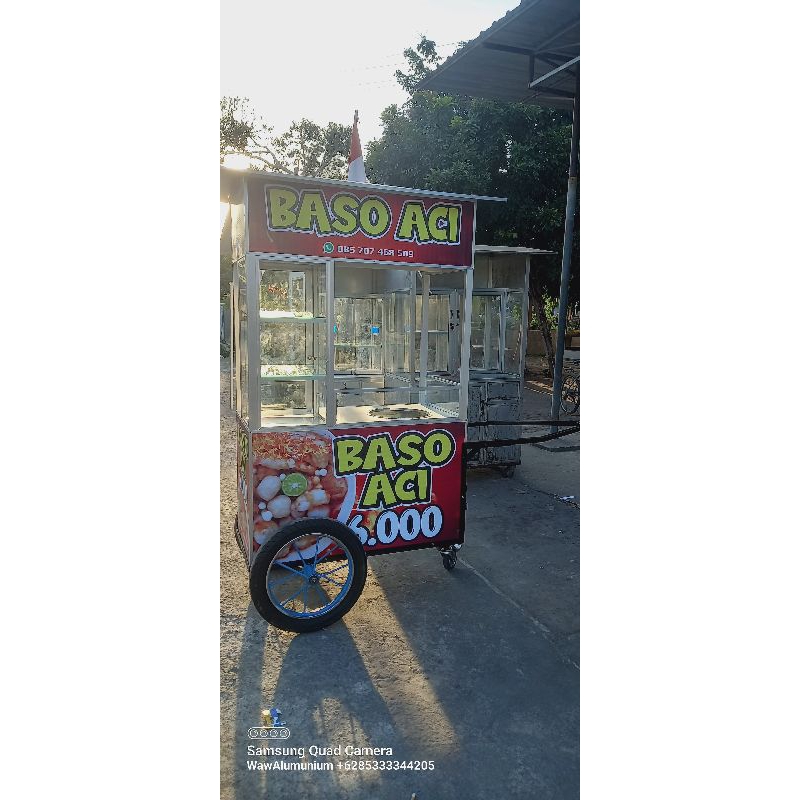 Gerobak Baso Aci geret motor