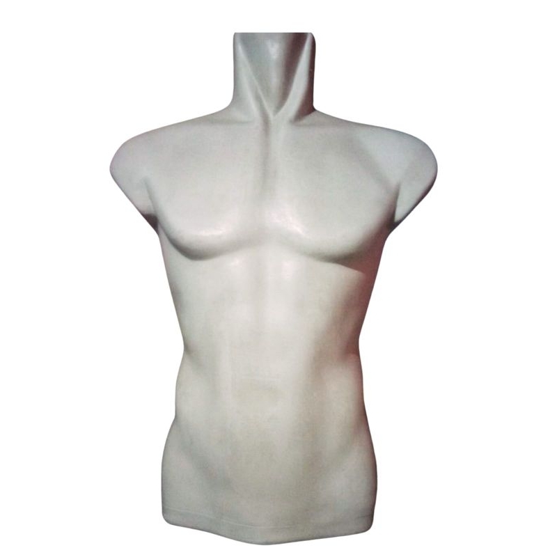 Manekin setengah badan laki-laki dewasa bekas toko