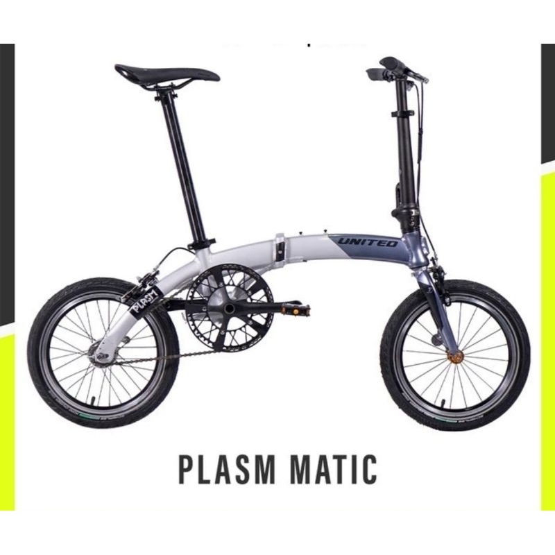 Sepeda Lipat 16 inch United Plasm Matic