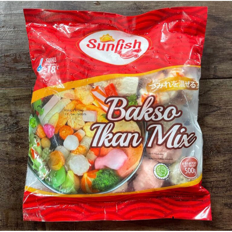 

Sunfish Bakso Ikan Mix 500g