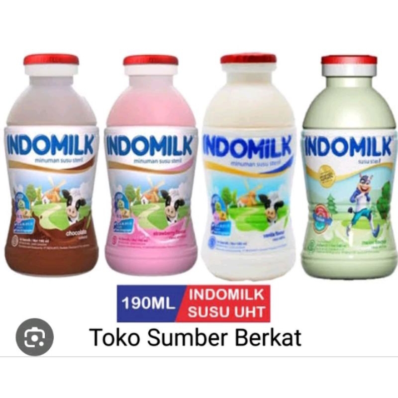 

Susu Indomilk Botol sepaket isi 4pcs