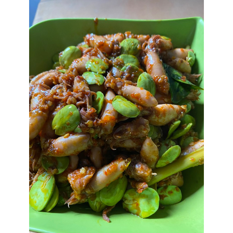 

sambal cumi pete