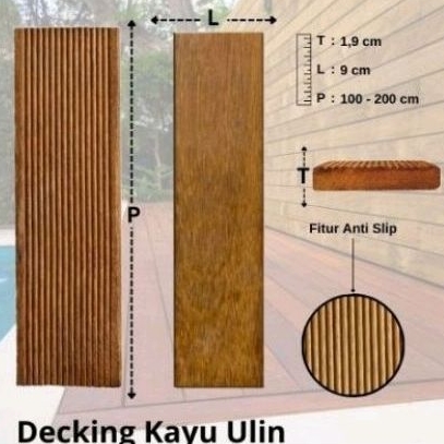 DECKING KAYU ULIN KALIMANTAN
