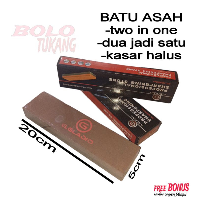 BATU ASAHAN KASAR HALUS