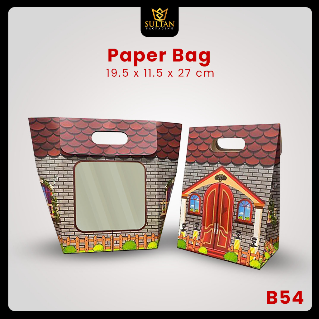 

Paper Bag - Tas Souvenir Hadiah Ulang Tahun Lucu - B54