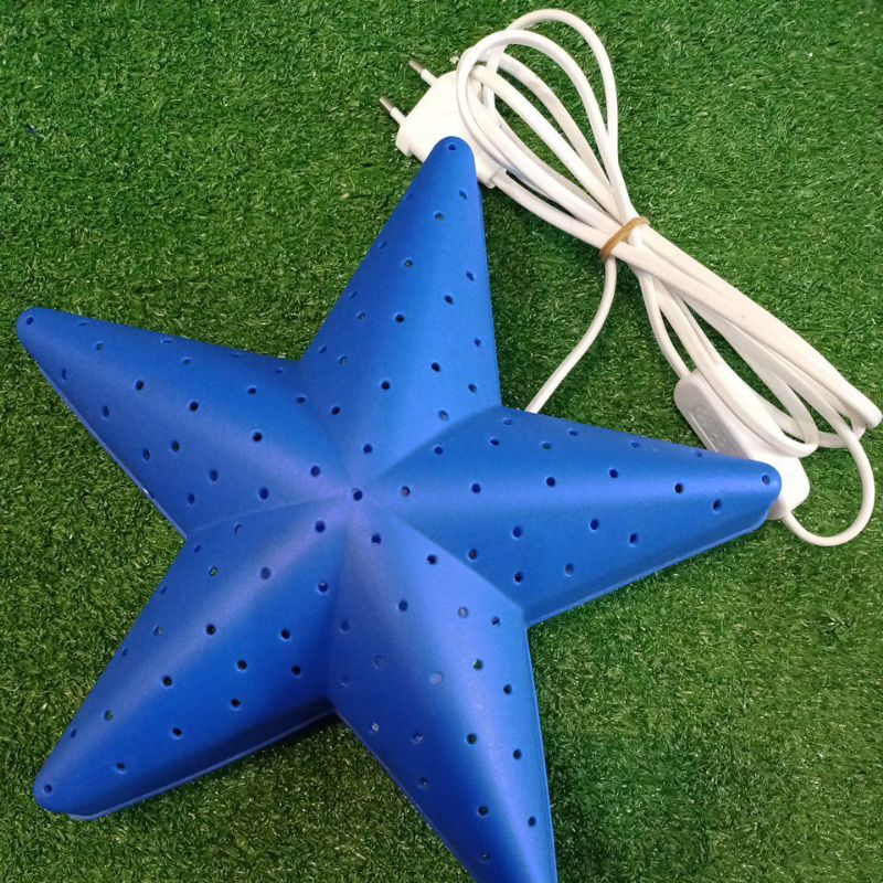 Preloved Lampu Tidur Bintang Biru