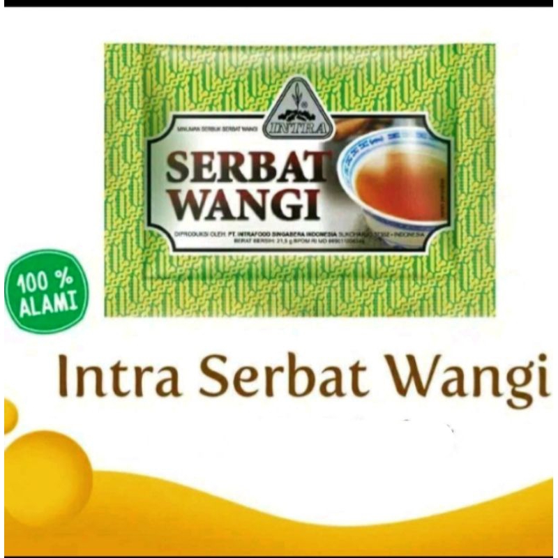 

Minuman Intra Jahe serbat wangi 1 sachet kesehatan herbal menghangat kan tubuh