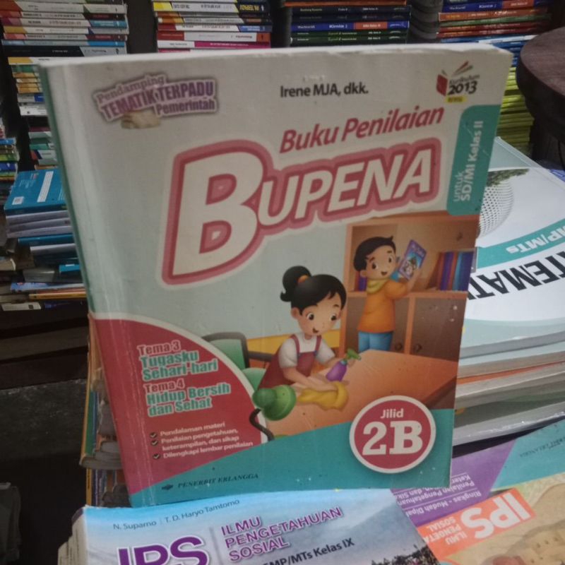 buku Bupena SD kelas 2B penerbit Erlangga