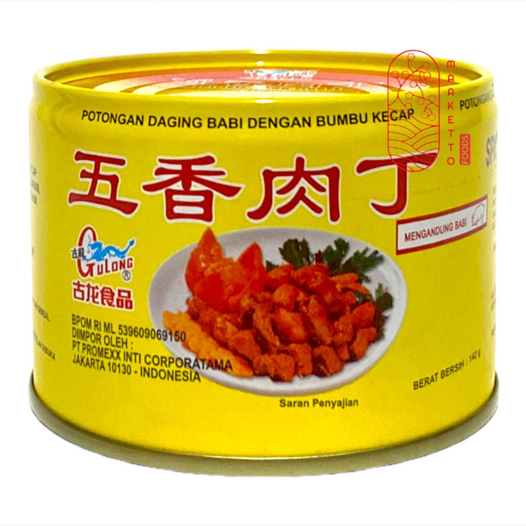 

Gulong Spiced Pork Cubes Ting / Bak Ting / Gulong Daging Babi Kaleng 142gr