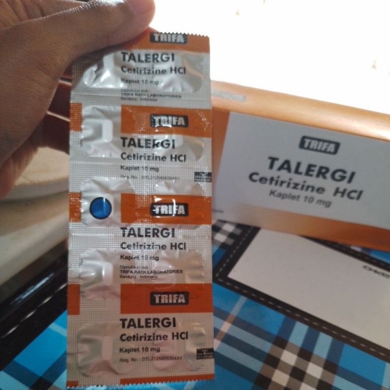 TALERGI@CetirizineHCl(1strip@10tablet)