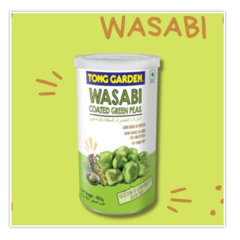 

Tong Garden Wasabi Coated Green Peas 180 gr Kacang