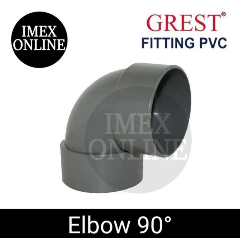Knee/Elbow 4 inch /Sambungan L -  GREST