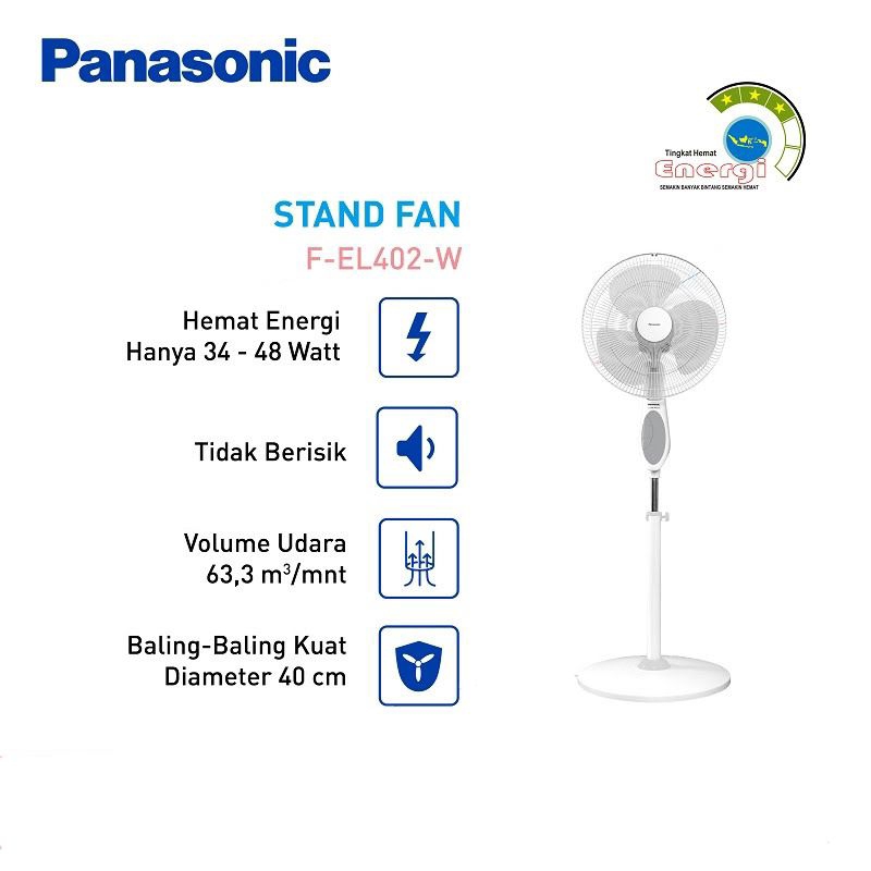 PANASONIC KIPAS ANGIN BERDIRI F EL402