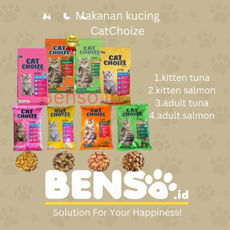CAT CHOIZE ADULT TUNA- MAKANAN KUCING 20Kg