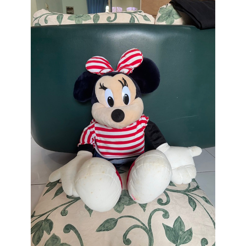 Preloved boneka jumbo minnie mouse bulu halus