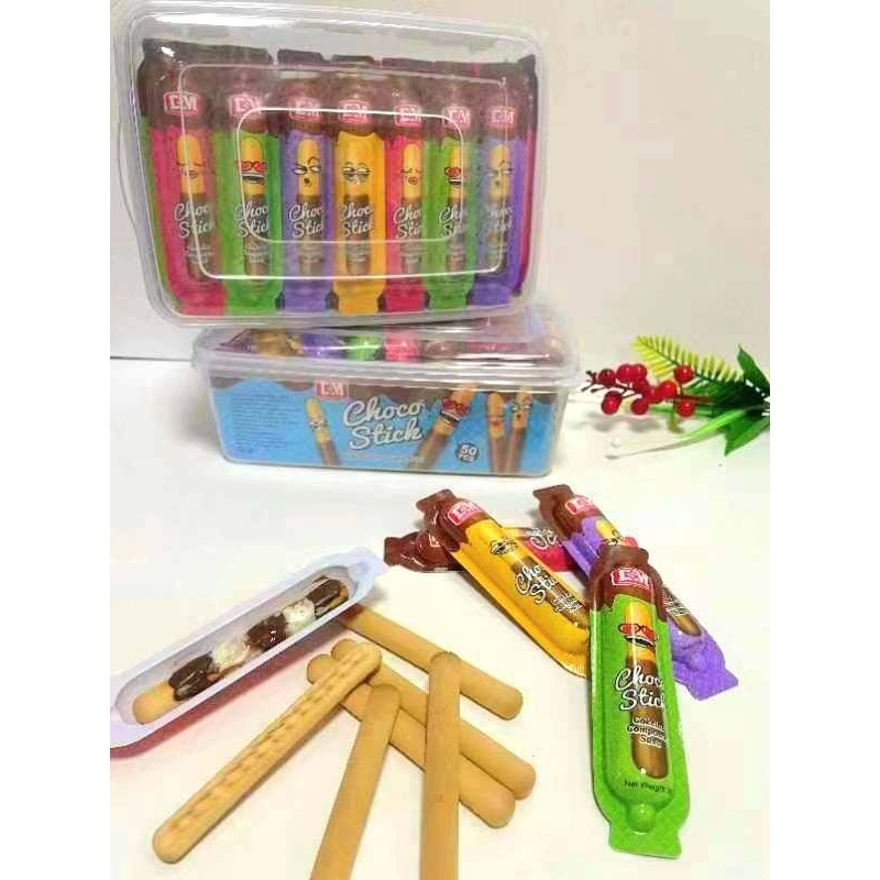 

Coklat Cemilan Snack Choco Stik Stick Sosis Pasta Mainan Anak Murah (isi 50 pcs)