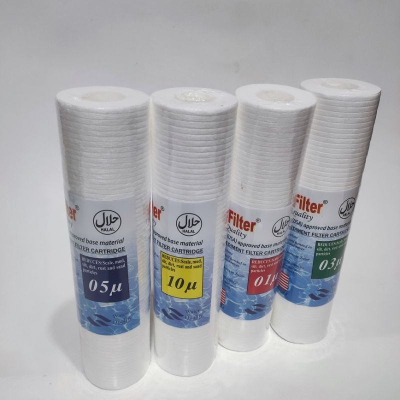 Cartridge filter air 10 inchi / 01,03,05,10 sediment nanotec PP