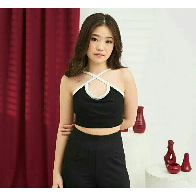Sora Sexy Backless Tank Top Crop Top Basic Top Korean Fashion
